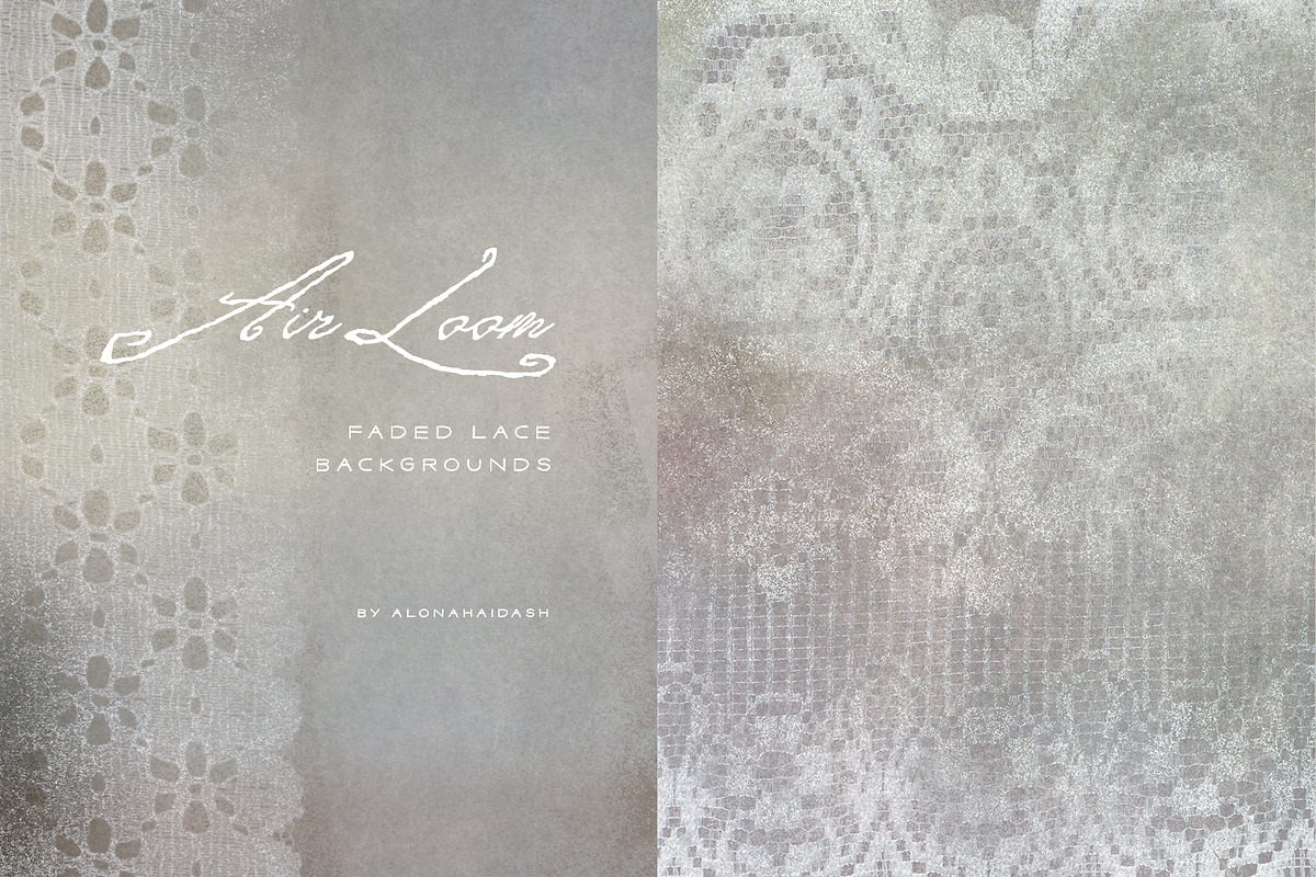 Air Loom - Faded Lace Backgrounds, a Background Graphic by alonahaidash (Photo 1 of 13)