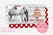Holiday Photo Card Template, a Card Template by Sweet Papers (Thumbnail 3 of 4)