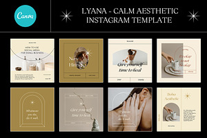 LYANA - Calm Aesthetic IG CANVA