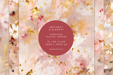 Abstract & Elegant Patterns, a Pattern Graphic by PeDe Designs