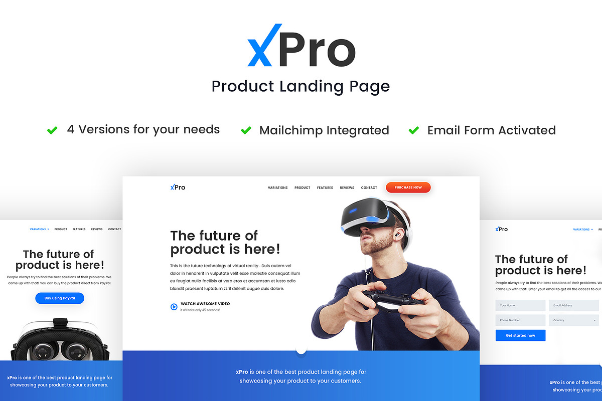 xPro - Product Landing Page, a HTML Template by FinestDevs (Photo 2 of 2)