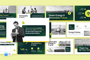 Green Energy & Renewable Keynote, a Presentation Template by Loin Studio