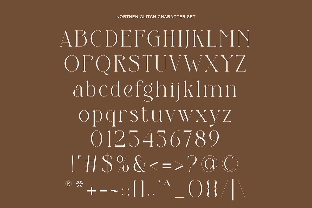 Northen Glitch, a Serif Font by Muflieart (Photo 7 of 10)