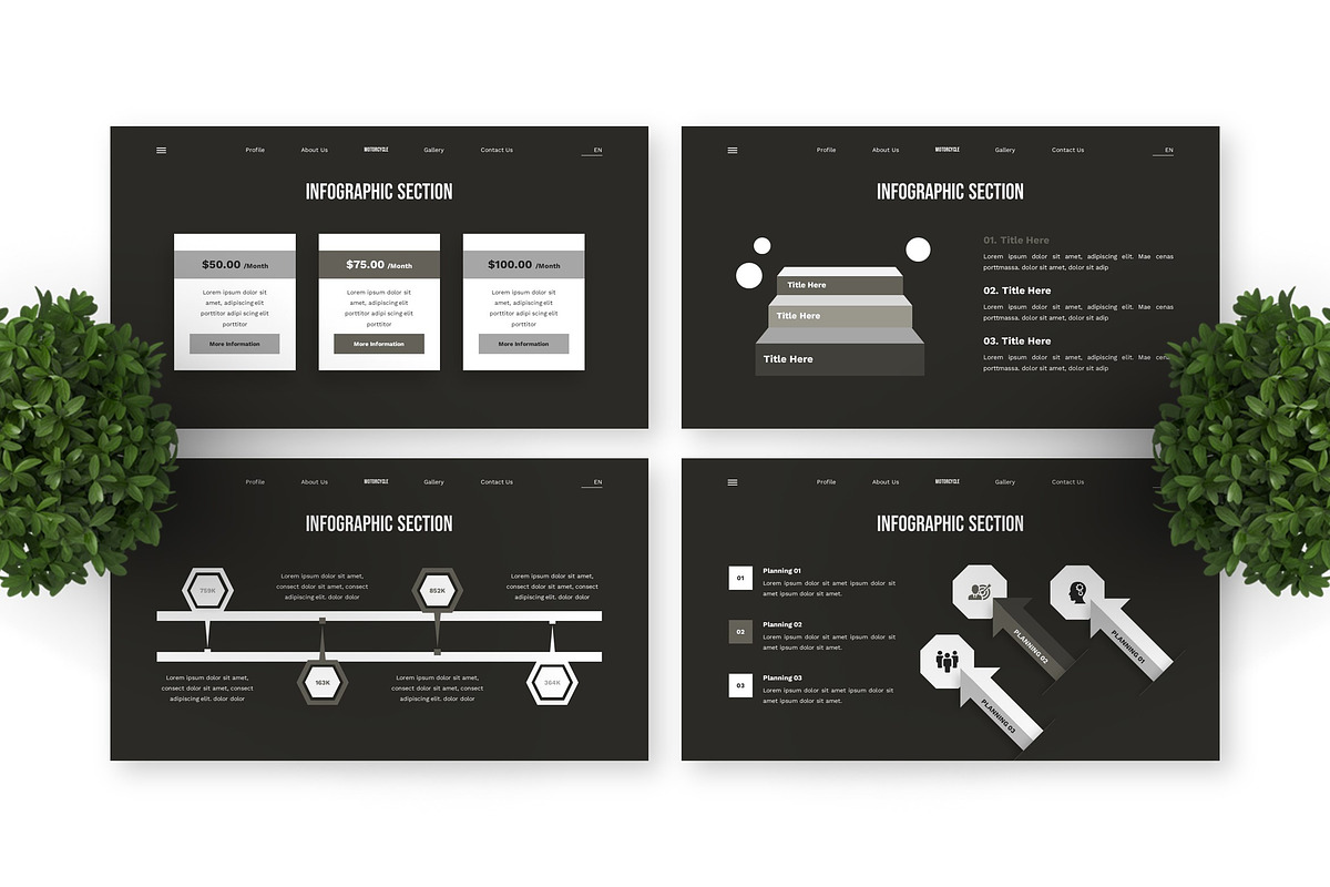 Motorcycle - Automotive Powerpoint, a Presentation Template by Deepslide Studio (Photo 5 of 6)