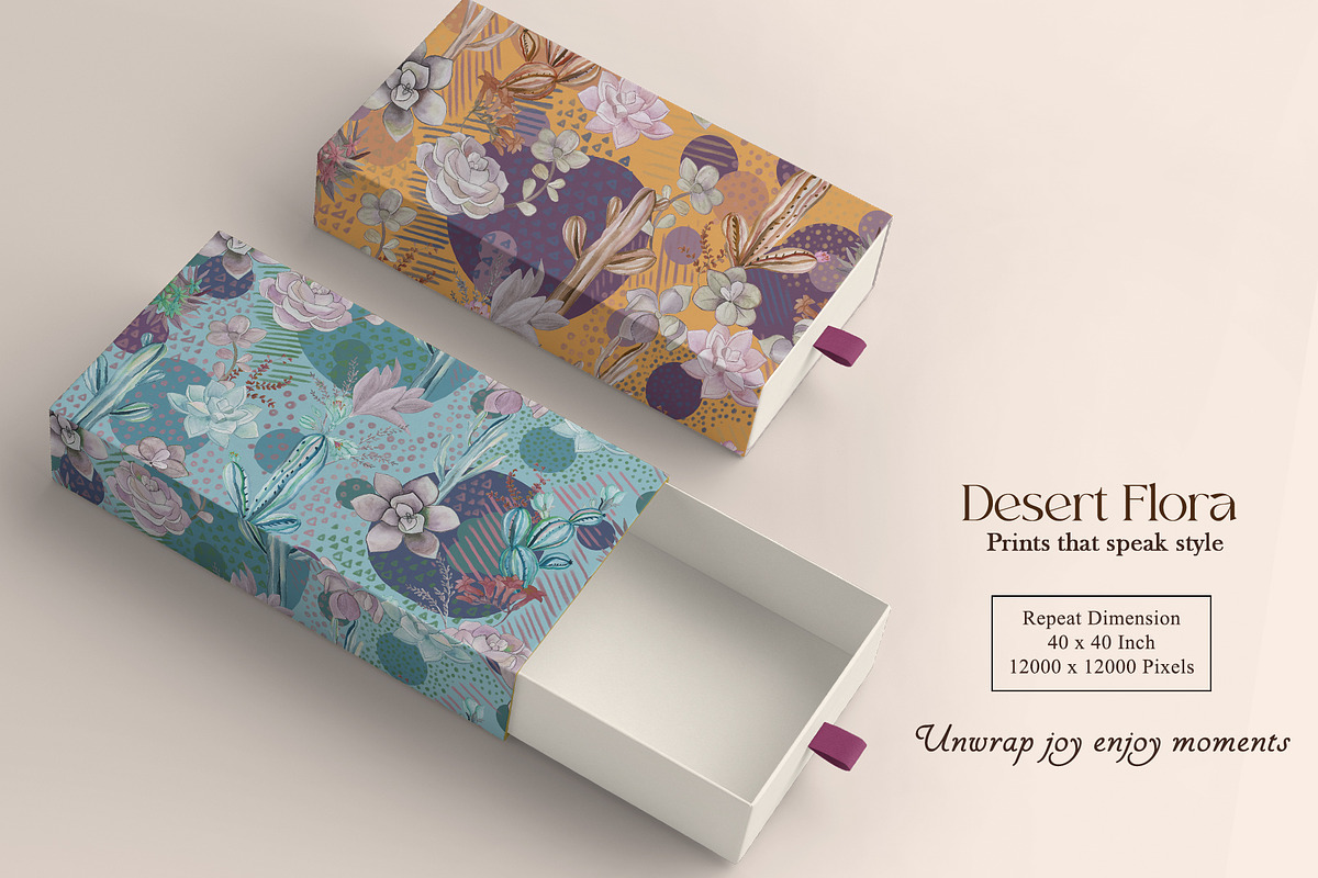 Desert Flora Prints & Patterns, a Pattern Graphic by GND ART STUDIO (Photo 3 of 8)