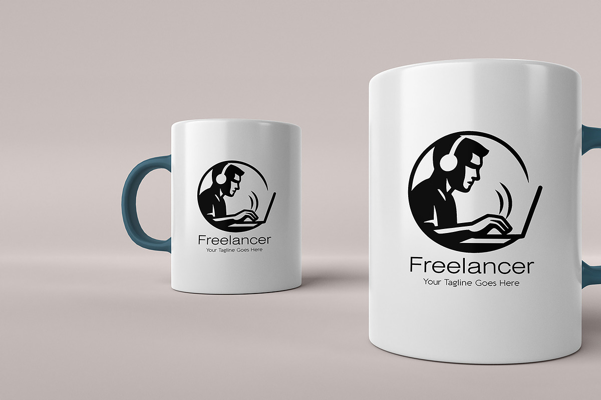 Freelancer Logo Design Template, a Branding & Logo Template by YUDesignStore (Photo 6 of 6)