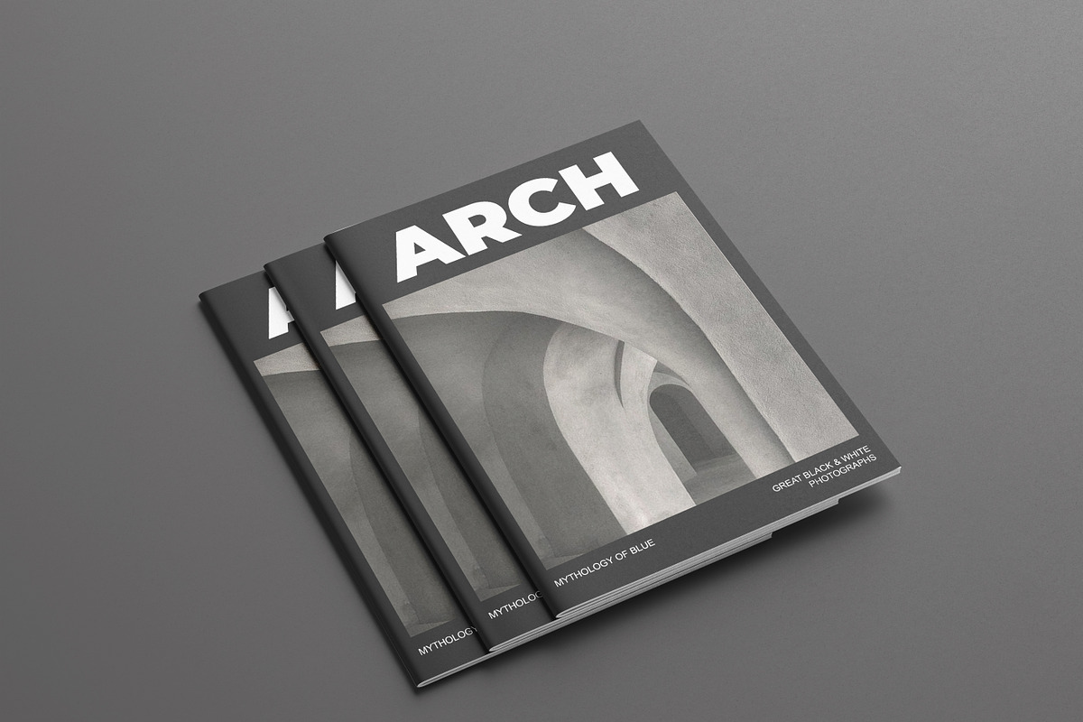 ARCH Magazine / Ebook Template Canva, a Magazine Template by Ompie Agrino (Photo 2 of 9)