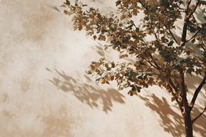 Shadows of a tree on a wall, a Photo by Beautiful things