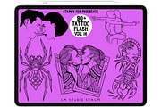 BUNDLE 2 - Tattoo Flash - Stamp Sets, a Brush Add-On by LA Studio Sthlm (Thumbnail 2 of 17)