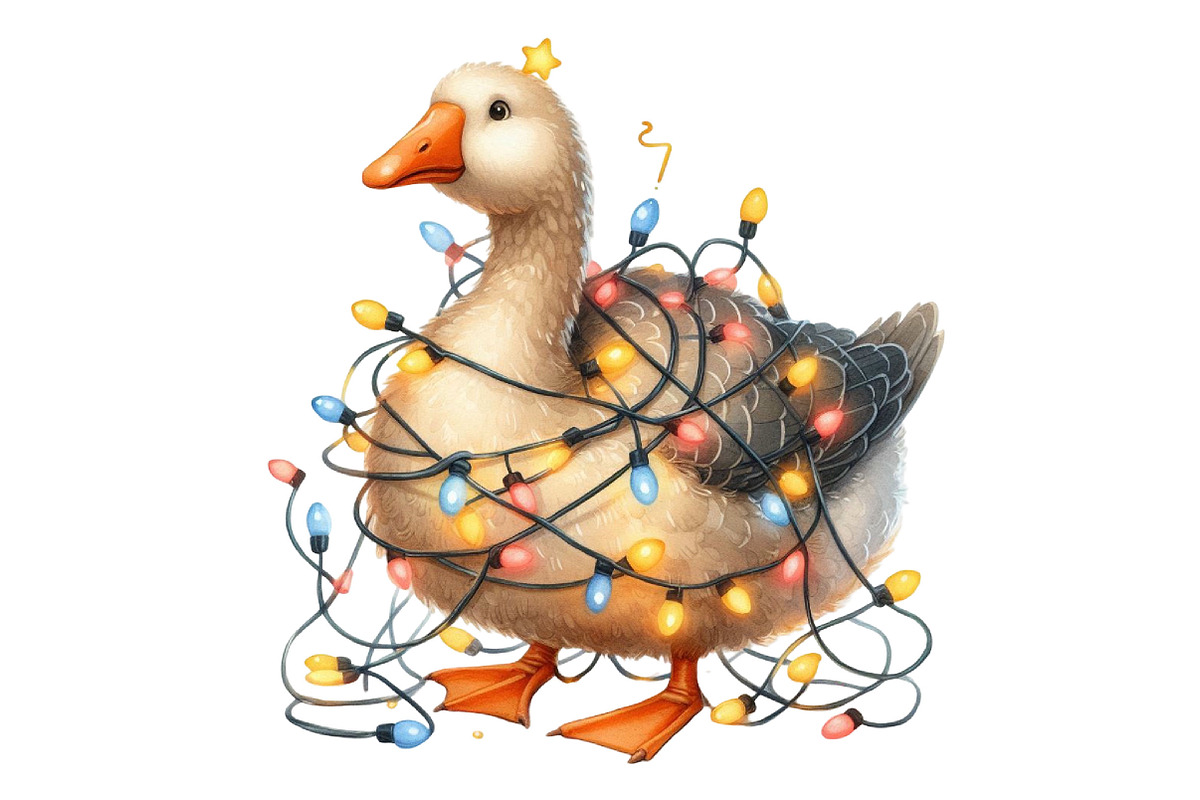 Silly Goose Sublimation Clipart, an Illustration by Designking (Photo 2 of 4)