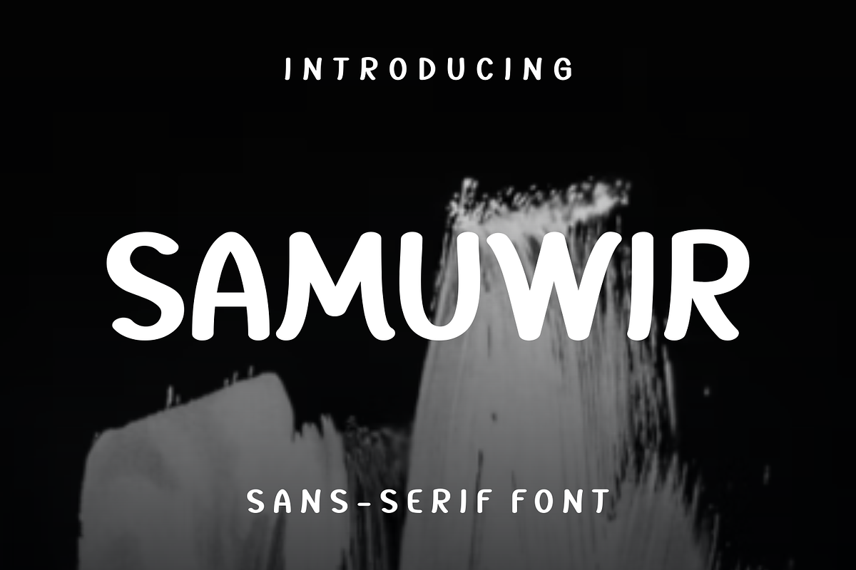 Samuwir, a Sans Serif Font by lelevien (Photo 5 of 5)