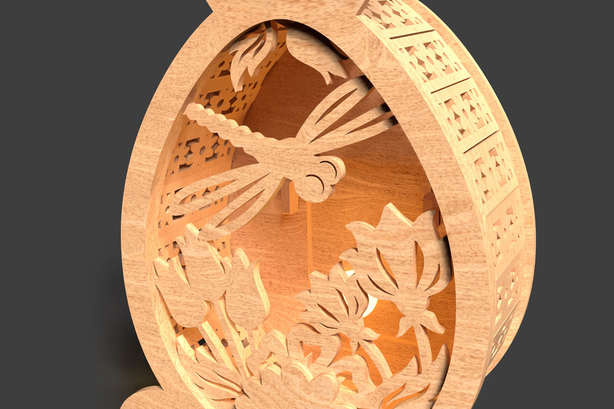 Laser Cut Easter Bunny File, a Pattern Graphic by Pinnacle PNGs (Photo 3 of 5)