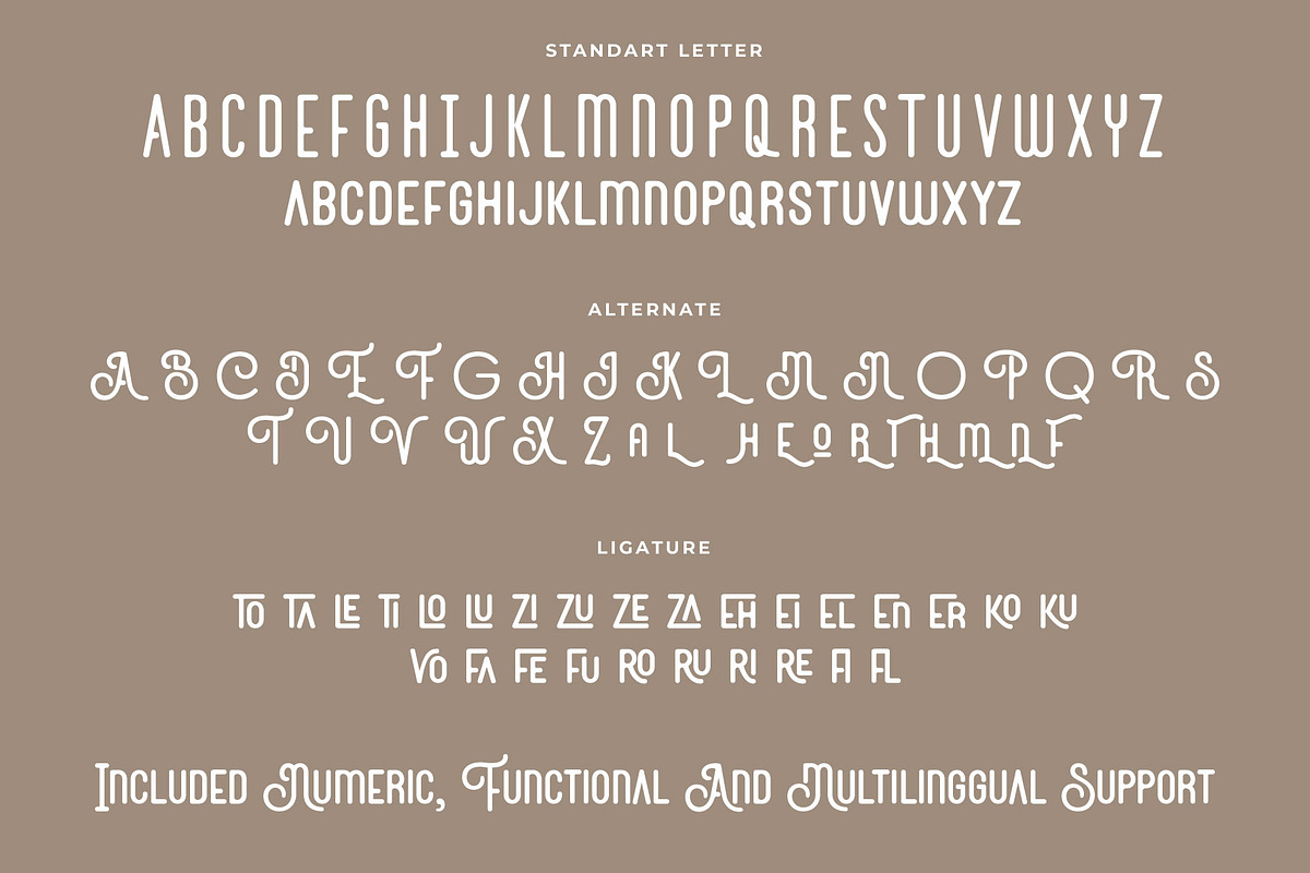 Baynois Vintage Monoline Font, a Serif Font by RantautypeStudio (Photo 14 of 15)