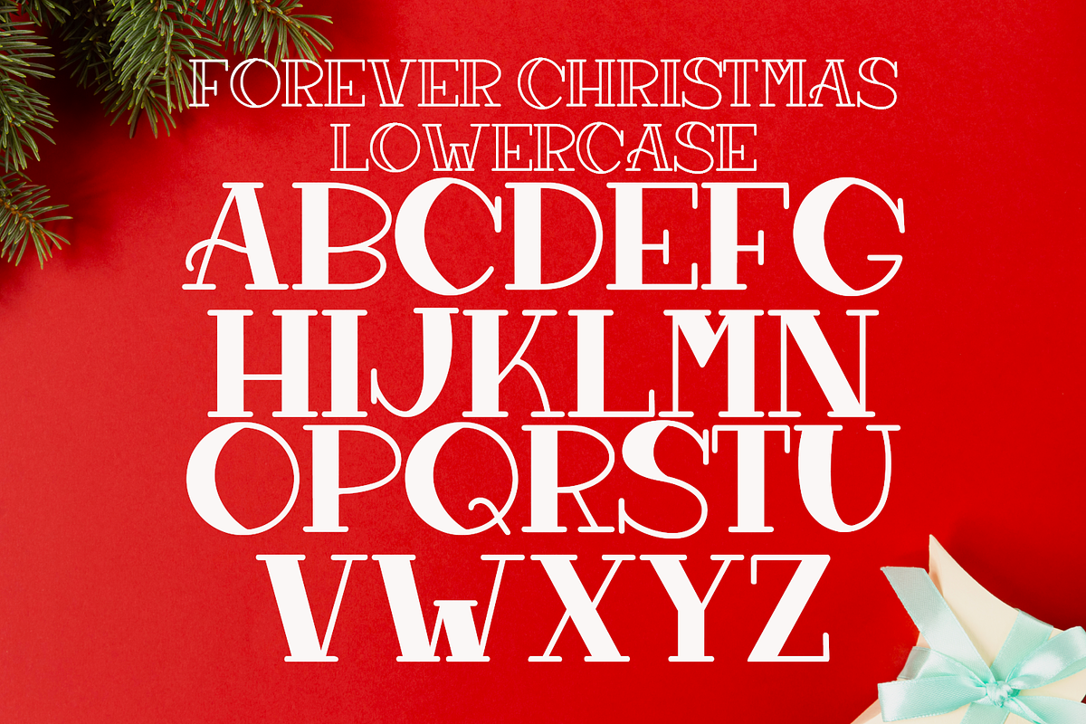 Forever Christmas, a Serif Font by Amber Nest Design (Photo 11 of 14)