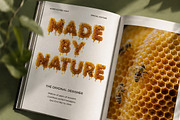 Honeycombs Font, a Sans Serif Font by Handmadefont (Thumbnail 4 of 15)