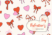 Whimsical Valentine Seamless Pattern, a Pattern Graphic by Groovy Arts (Thumbnail 1 of 5)