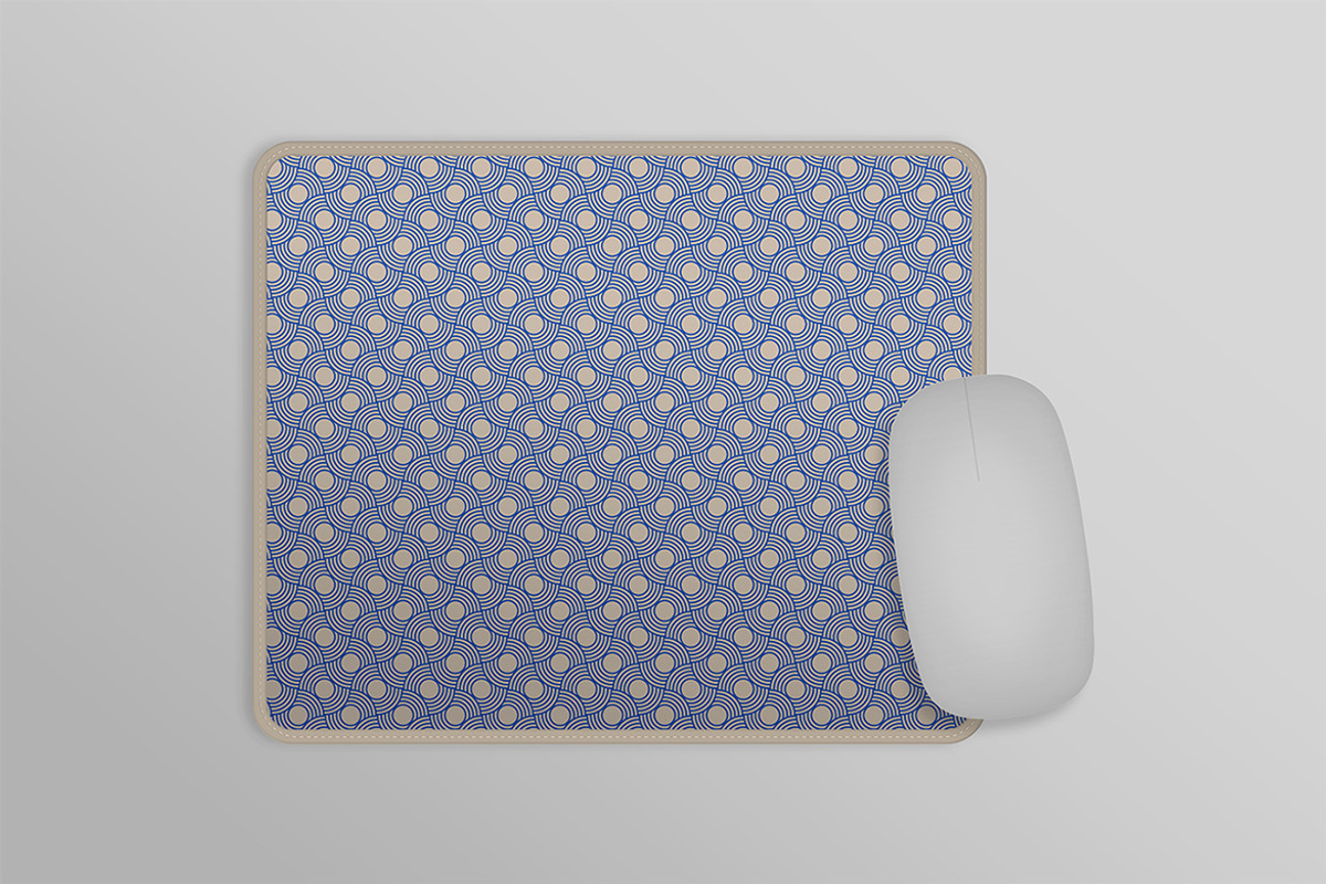 Mid-Century Modern Geometric Circle, a Pattern Graphic by Pitchlook.Studio (Photo 2 of 3)