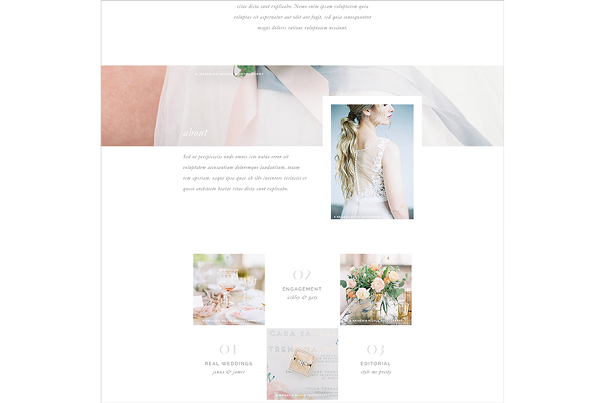 Dolce Rosa ProPhoto 7 Template, a Websites & App Template by Red Met Yellow Creative (Photo 2 of 6)