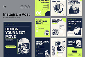 Creative Agency Hiring Instagram, a Social Media Template by Pitchlook.Studio