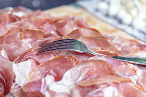 Raw ham, a Food & Drink Photo by KYNA STUDIO