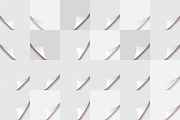 Page curl set, a Background Graphic by Janoj's Store (Thumbnail 2 of 2)