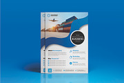 Sale Logistic flyer design template, a Flyer Template by Workhu (Thumbnail 1 of 3)