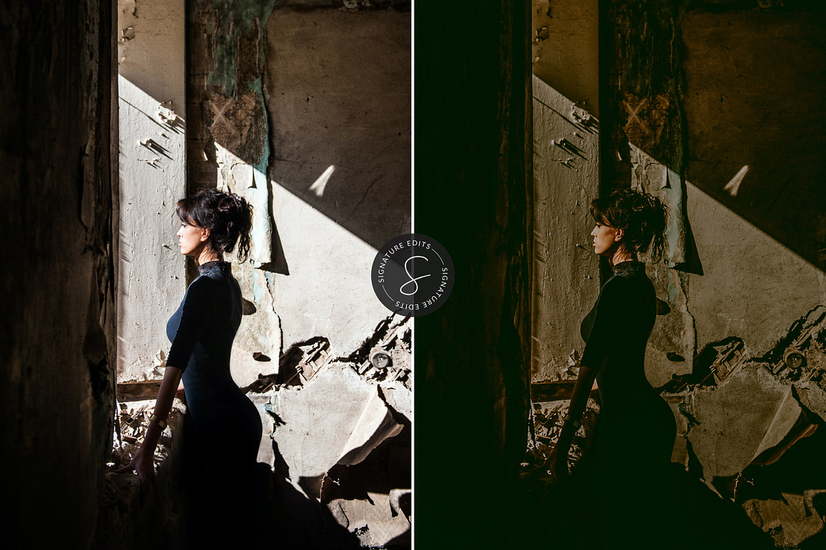 Dark & Moody Lightroom Presets, an Action Add-On by Signature Edits (Photo 14 of 20)