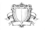 Hand-Drawn Heraldic Shield and Ribbo, a Graphic by Creativeshirt (Thumbnail 4 of 10)