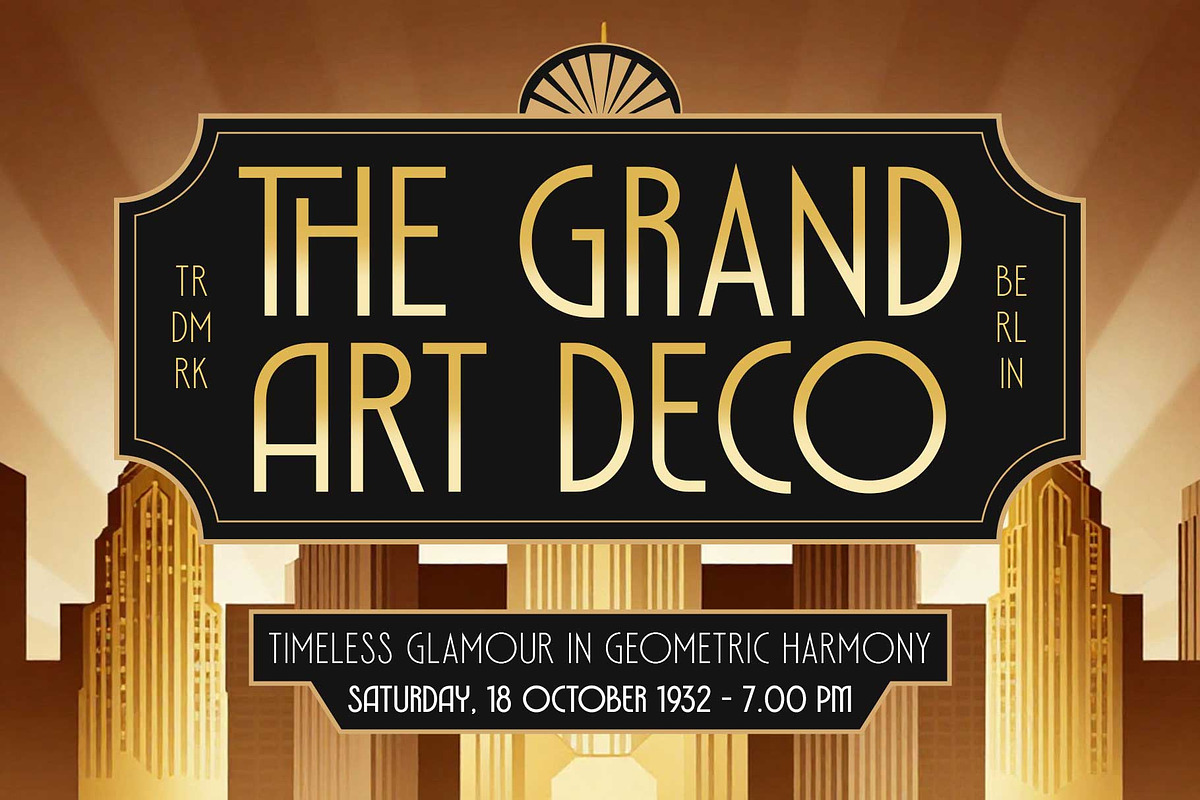 Art Deco Style - Emoritz, a Sans Serif Font by Novitype (Photo 1 of 14)