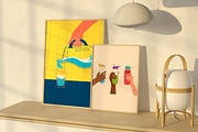 Drink more water—water is life., a Healthcare Illustration by ApollinariaManko (Thumbnail 2 of 11)