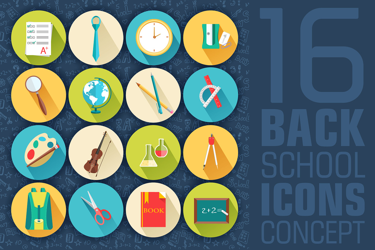 back to school icons vector concept, an Icon by LineTale (Photo 2 of 5)