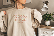 Golden hour | A hand drawn font, a Sans Serif Font by AngelinaKovel (Thumbnail 13 of 14)