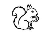 Black Squirrel Vector Icon Bundle, an Illustration by jahid234 (Thumbnail 10 of 51)