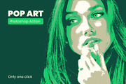 Pop Art Photoshop Action, an Action Add-On by PSD Action (Thumbnail 5 of 11)