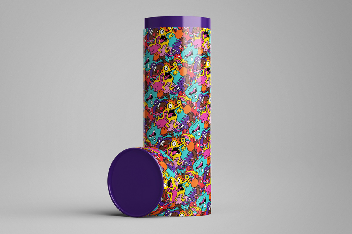 Long Tube / Can Packaging Mock-Up, a Packaging Mockup by MassDream