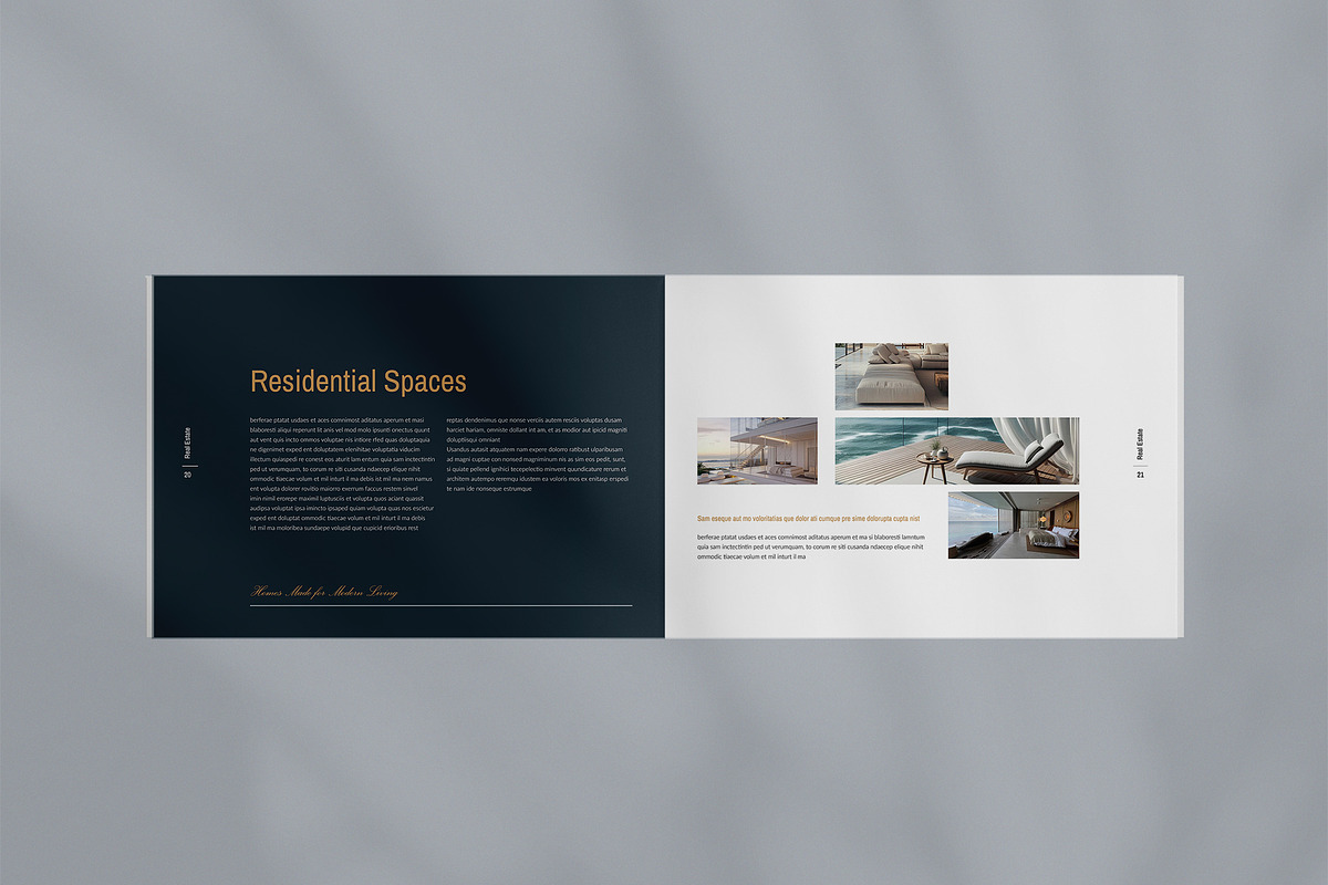 Luxury Real Estate Brochure | CANVA, a Brochure Template by TemplateFolio-Shop (Photo 8 of 12)