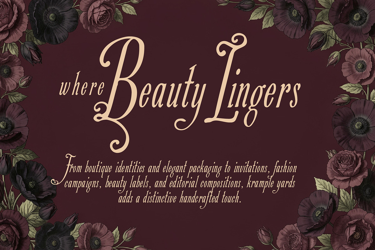 Krample Yards - Artisanal Soul, a Script Font by HypeWorksCo (Photo 16 of 21)