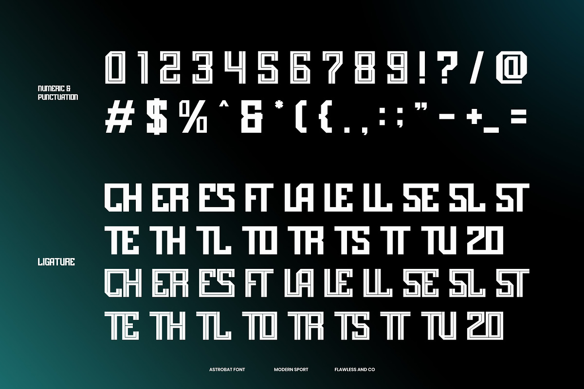 Astrobat - Sport Display Font, a Font by Flawless And Co (Photo 9 of 10)