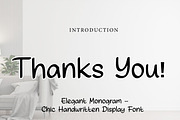 Elegant Monogram, a Handwritten Font by Wow Magic (Thumbnail 3 of 3)