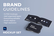 Brand Guidelines mockup set, a Books & Magazine Mockup by tinuwiell (Thumbnail 1 of 5)