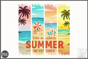 Summer Brushstroke, Summer Shirt Png, an Illustration by Libby Wishes