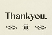 Vonca Font Family, a Sans Serif Font by Asenbayu (Thumbnail 15 of 15)