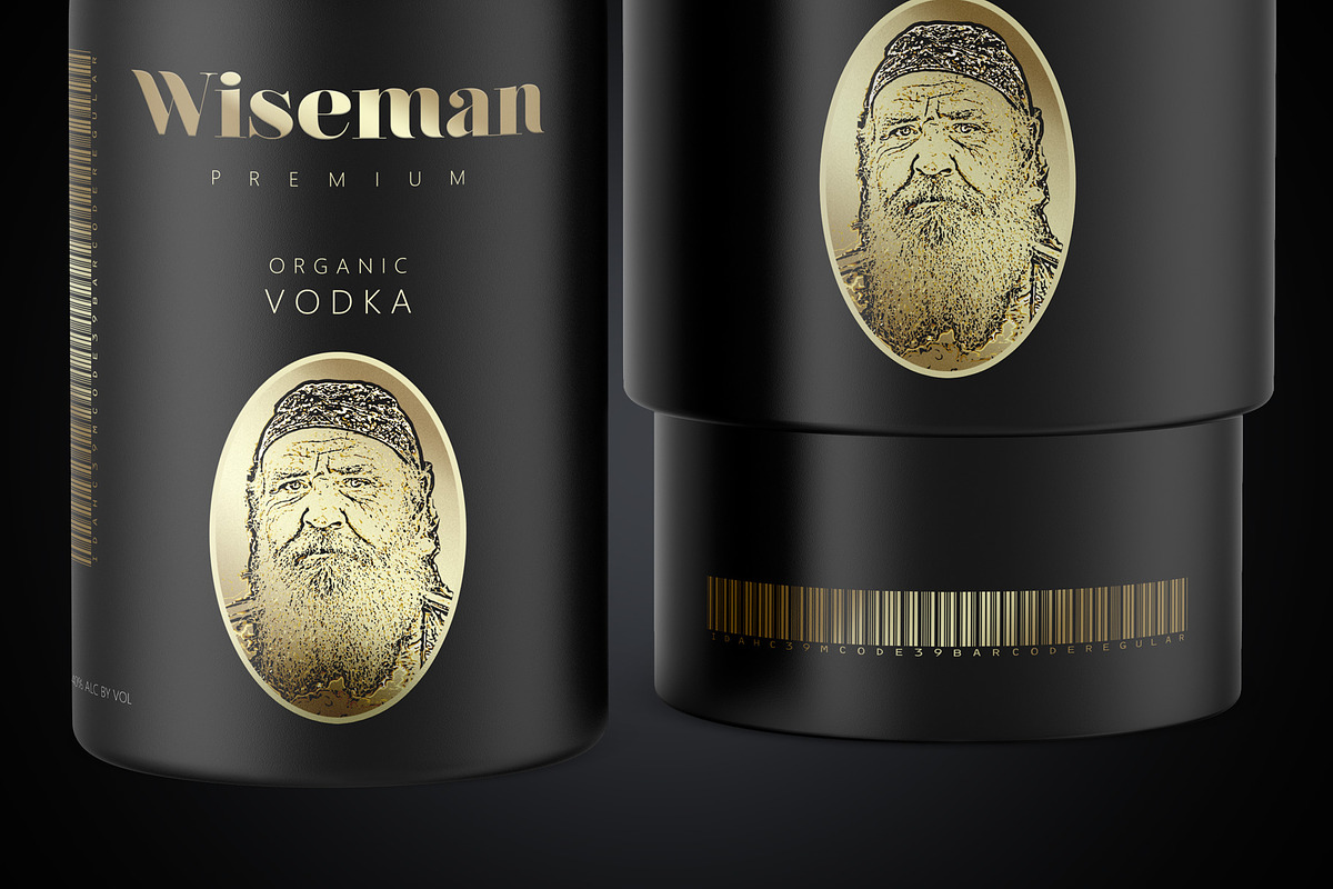 Matte Glass Bottle Mockup, a Product Mockup by Green Art (Photo 3 of 5)