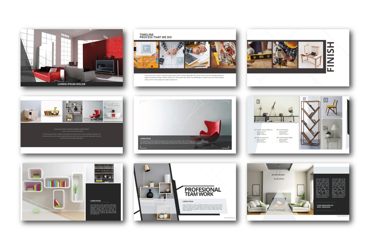 Furniture Powerpoint Presentation, a Presentation Template by Defa Visual (Photo 3 of 7)