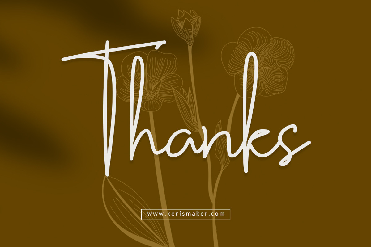 Handikraf Font, a Script Font by kerismaker (Photo 10 of 10)