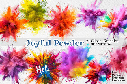 Holi Festival of Color Powder Explos, an Object Graphic by Fine Purple Elephant