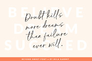 BeyondSweet Handwritten Wedding Font, a Script Font by Mila Garret (Thumbnail 5 of 13)
