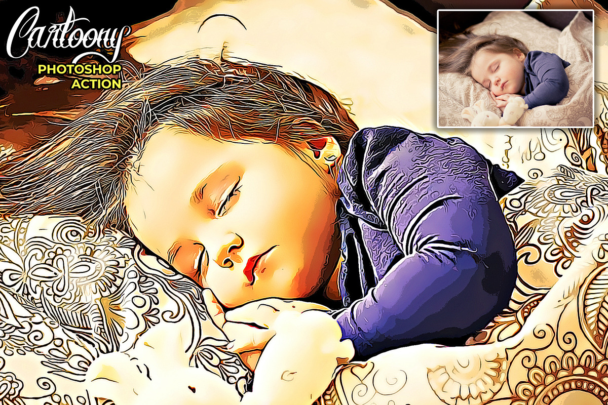 Cartoony Photoshop Action, an Action Add-On by KnightWipers (Photo 2 of 6)