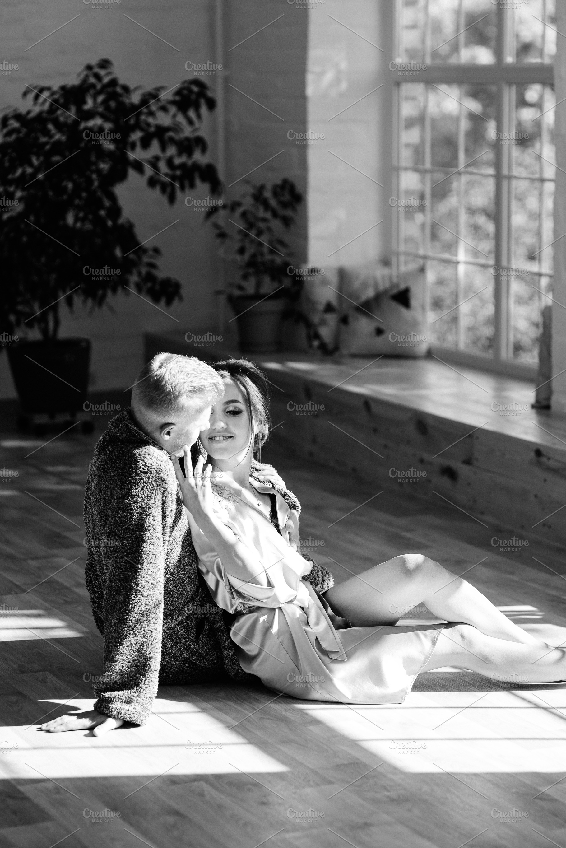 young couple in the morning at home, lifestyle, a Person Photo by Weddings, People, Travel
