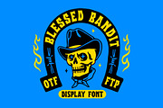 Blessed Bandit Font, a Font by MightySHORT (Thumbnail 2 of 4)
